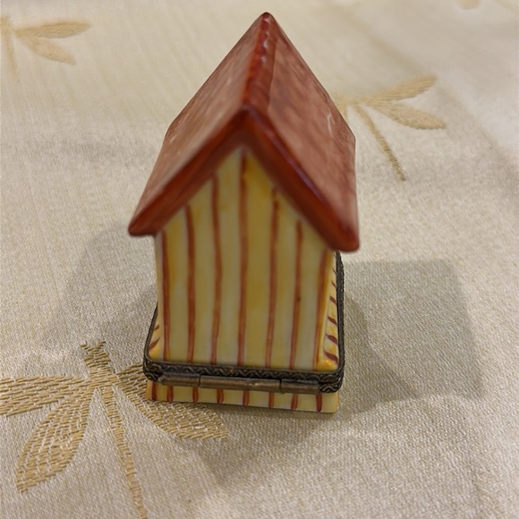 Limoges France Porcelain Dog Puppy Dalmation Doghouse Pierre Arguie Trinket Box. - Picture 5 of 11